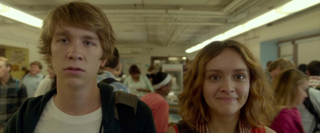 Thomas Mann as "Greg" and Olivia Cooke as "Rachel" in ME AND EARL AND THE DYING GIRL. Photo coutesy of Fox Searchlight Pictures. © 2015 Twentieth Century Fox Film Corporation All Rights Reserved