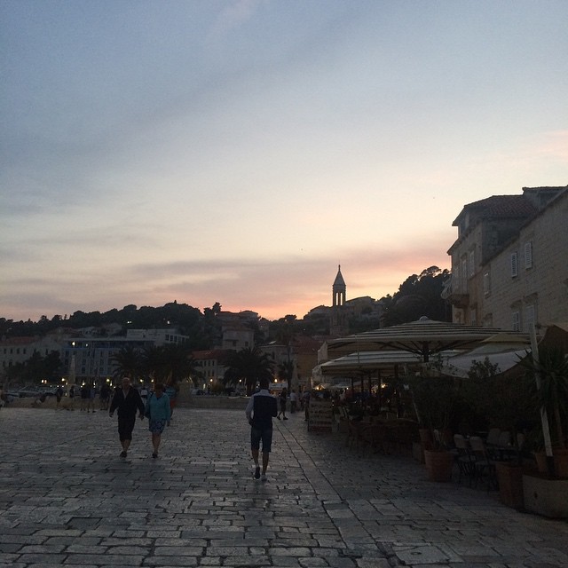 Hvar sunset @robotnic