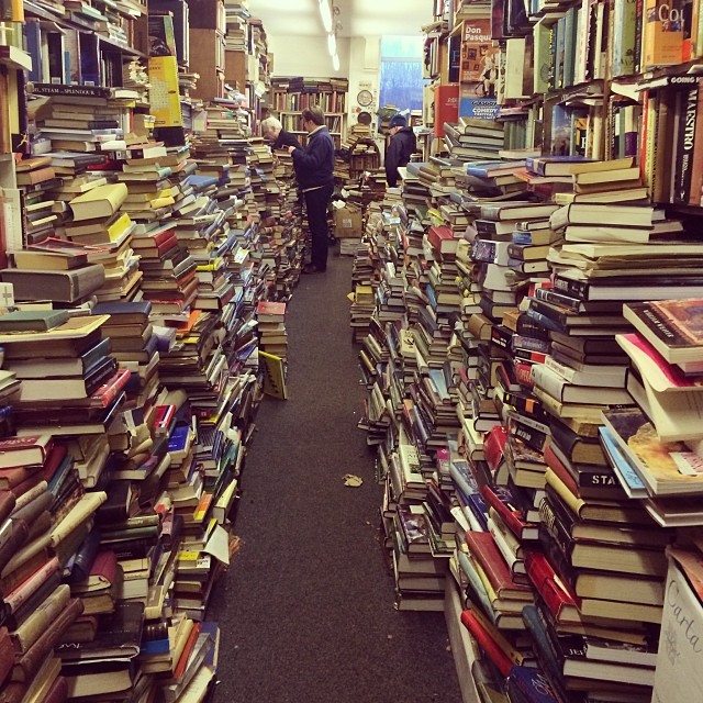 TBT – 1 year ago, a chilly day's book shopping at Voltaire & Rosseau